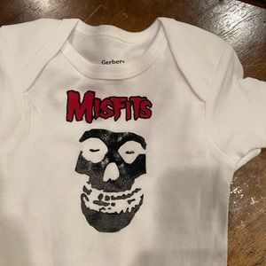 Custom baby misfits onesie